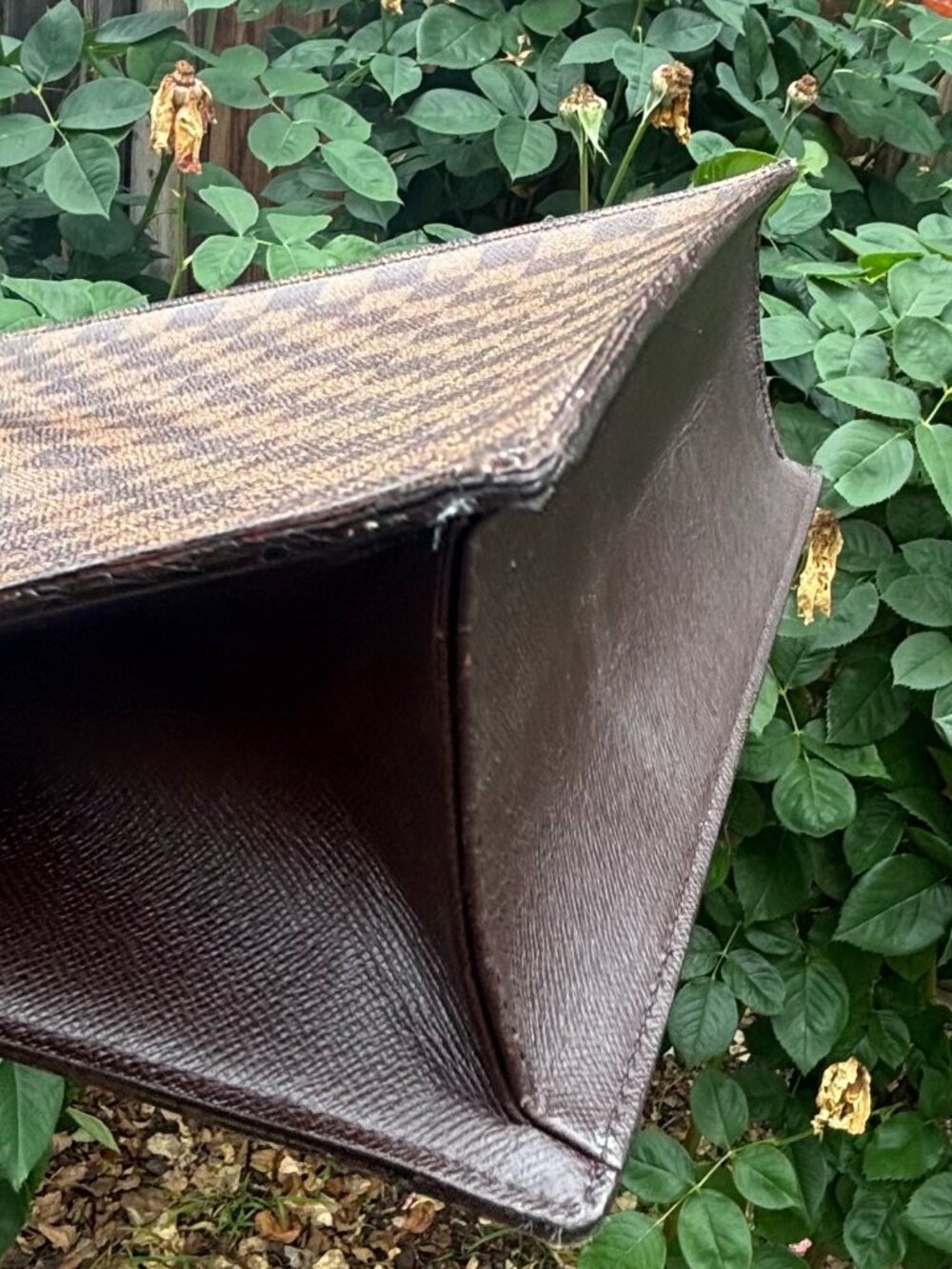 LOUIS VUITTON Damier Ebene Canvas Venice Sac Plat Bag - Picture 11 of 11